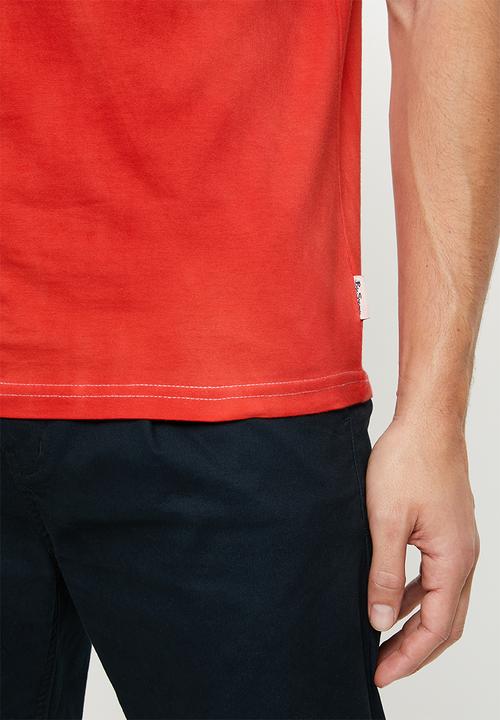 Ben Sherman - Tie dye target - red