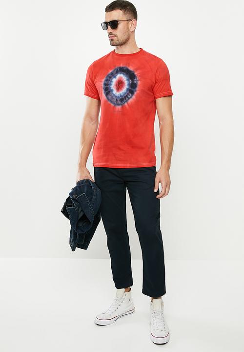Ben Sherman - Tie dye target - red