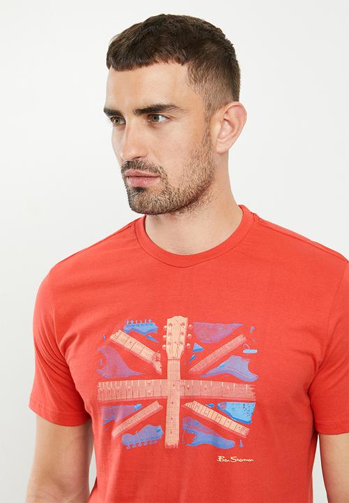 Ben Sherman - Flag tee - red