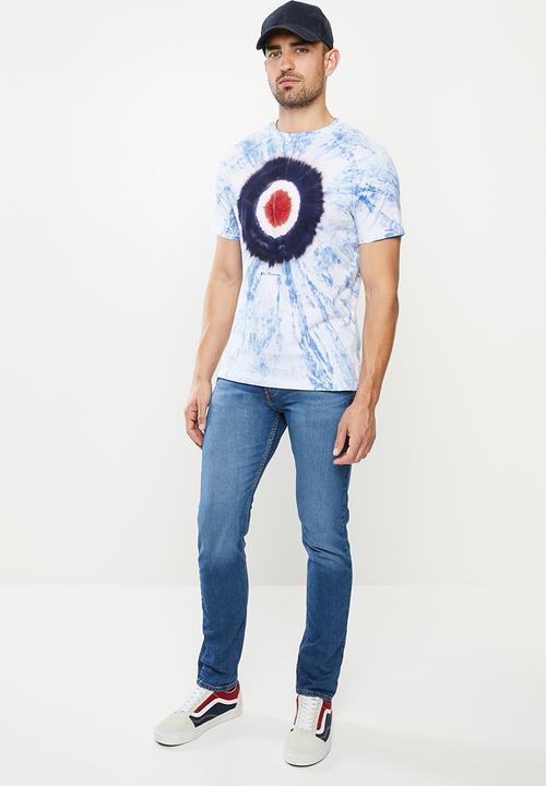 Ben Sherman - Tie dye target - blue