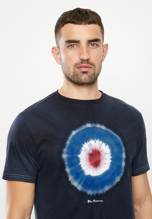 Ben Sherman - Tie dye target - navy