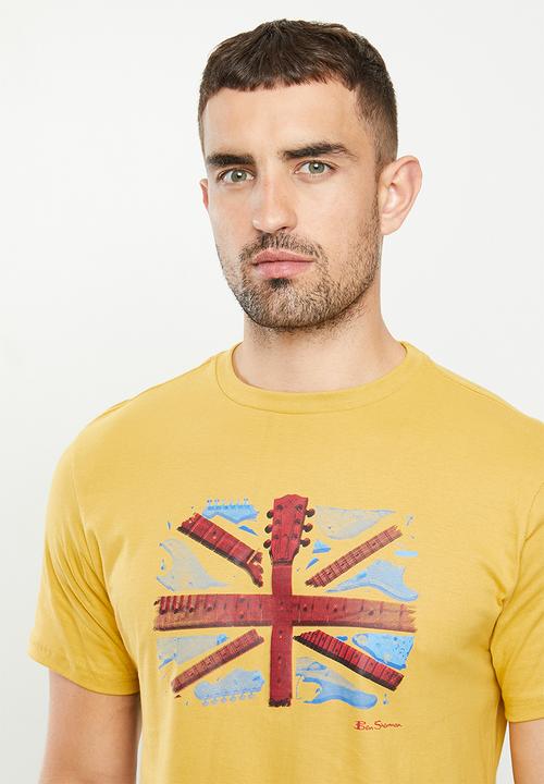Ben Sherman - Flag tee - yellow