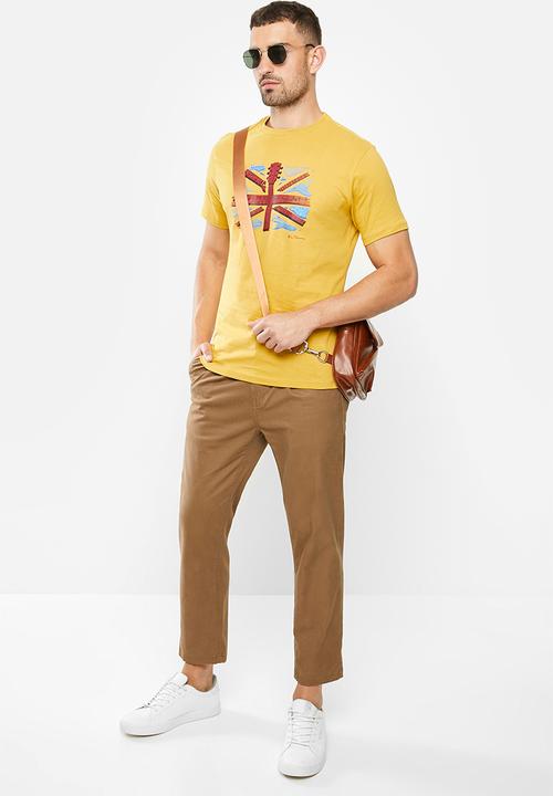 Ben Sherman - Flag tee - yellow