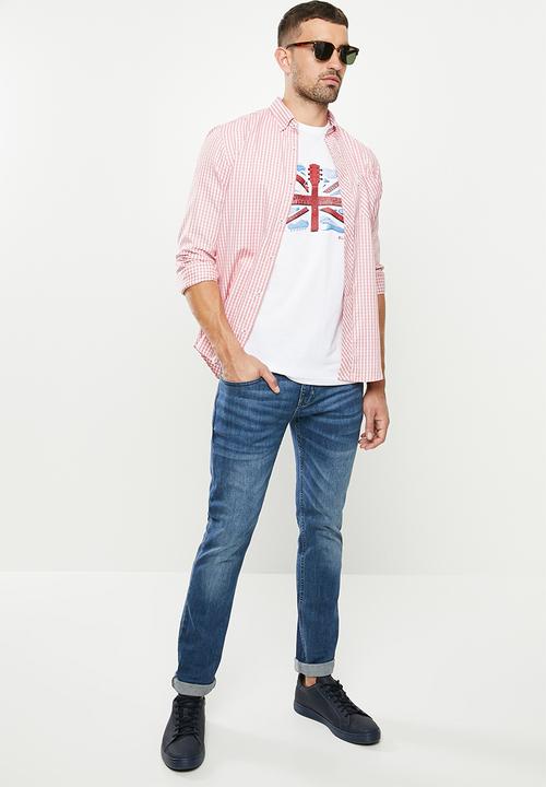 Ben Sherman - Flag tee - white