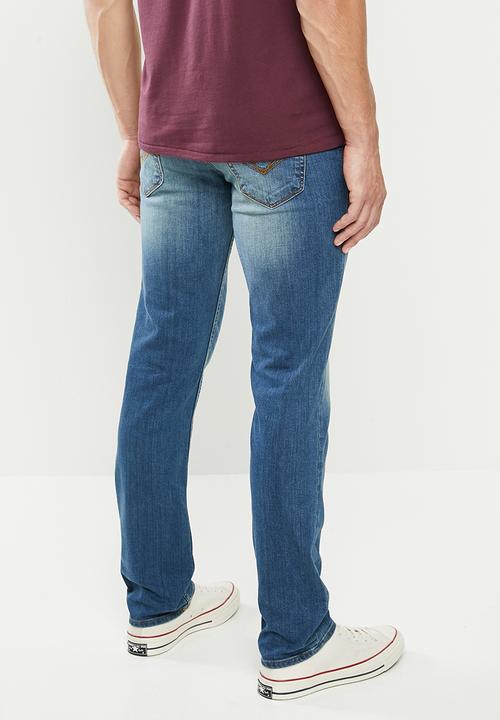 GUESS - Slim straight leg jeans - light blue