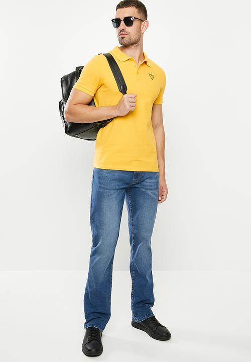 GUESS - Slim straight jeans - mid washed blue