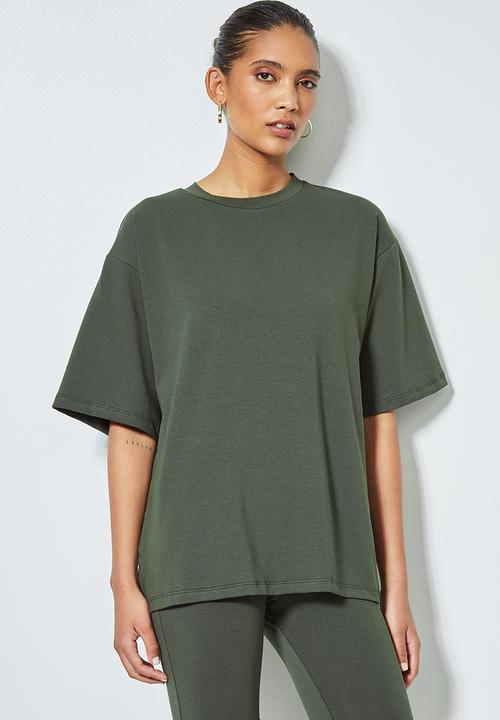 Superbalist - Longline T-shirt - fatigue