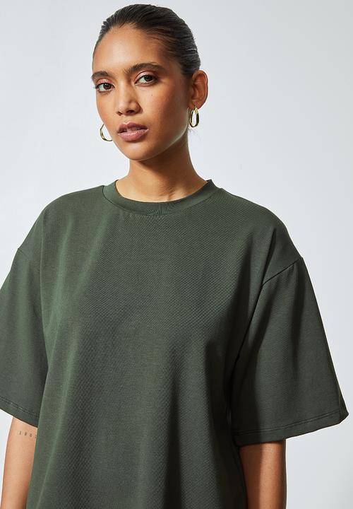 Superbalist - Longline T-shirt - fatigue