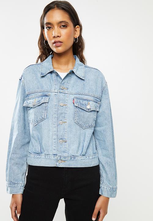 Levi’s® - Oversized utility trucker jacket at large - blue