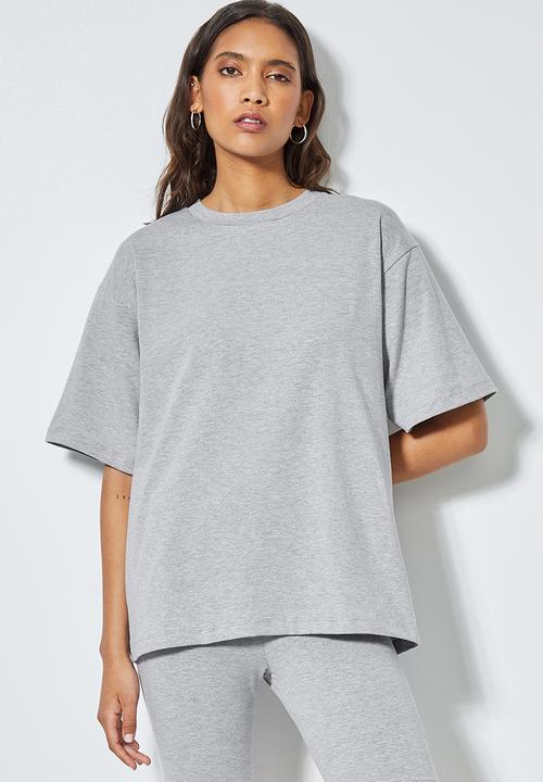 Superbalist - Longline T-shirt - light grey melange