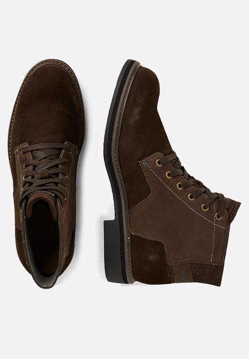 G-STAR - Garber derby boot  - dk brown