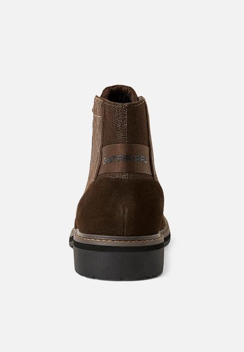 G-STAR - Garber derby boot  - dk brown