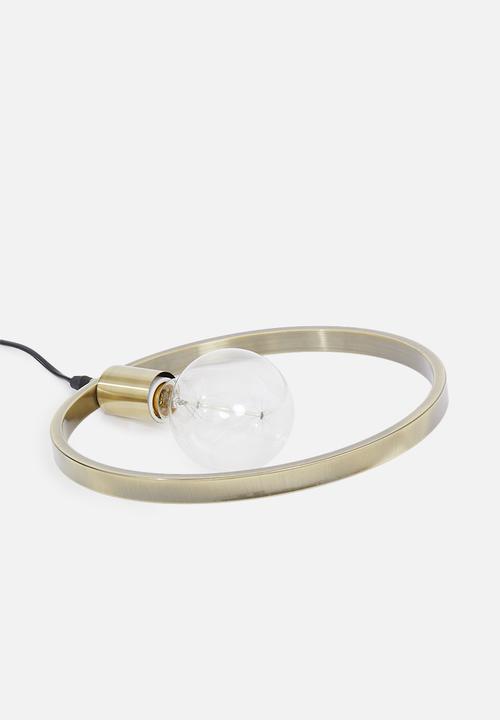 Sixth Floor - Brass circle pendant - brass