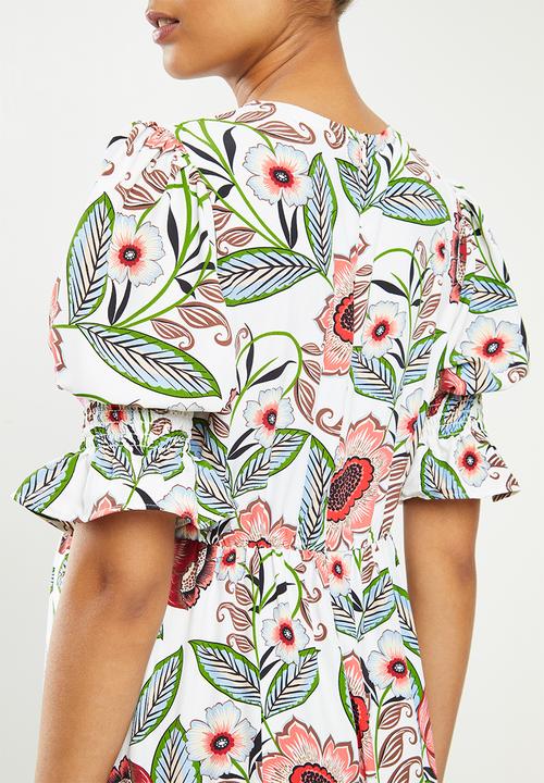 Glamorous - Maternity Floral midi- multi 