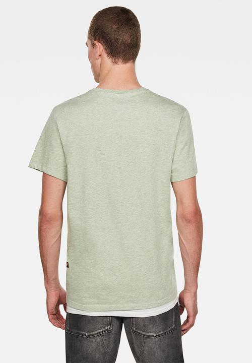 G-STAR - Base-s r t s\s - lt leaf heather