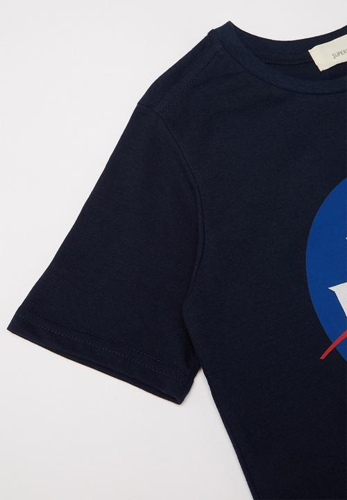 Superbalist - Teen boys nasa printed logo tee - navy