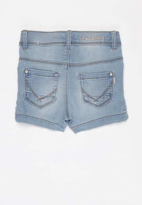 Name It - Salli denim shorts - blue