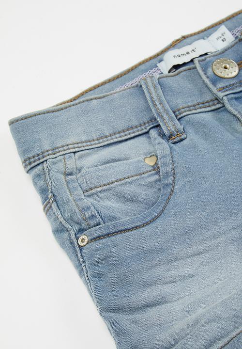 Name It - Salli denim shorts - blue