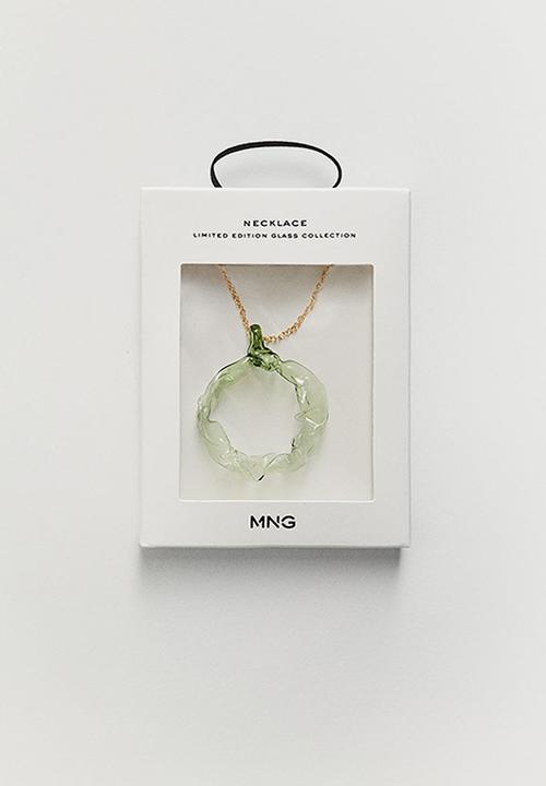 MANGO - Necklace halle - green