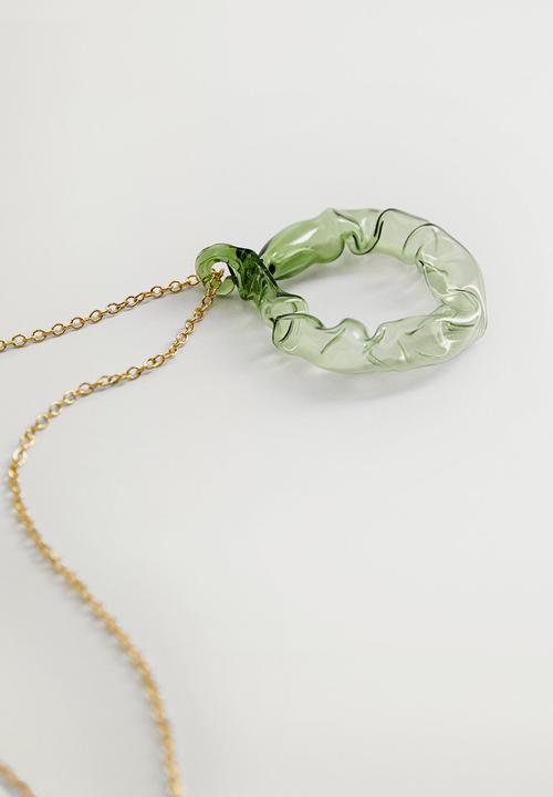 MANGO - Necklace halle - green