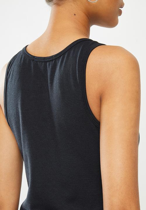 Superbalist - Maternity 2 pack fitted vest - black/white