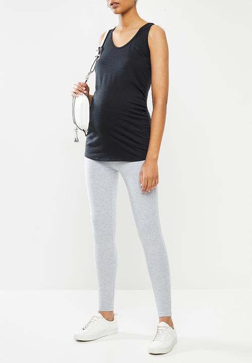 Superbalist - Maternity 2 pack fitted vest - black/white