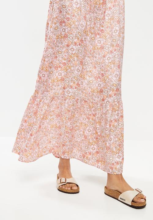 Cotton On - Woven bella strappy maxi dress - pink