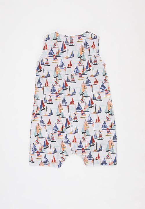 Sticky Fudge - Boats romper - multi