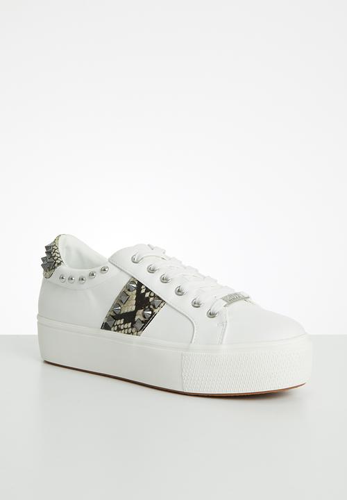 Steve Madden - Escala-s sneaker - white & grey 