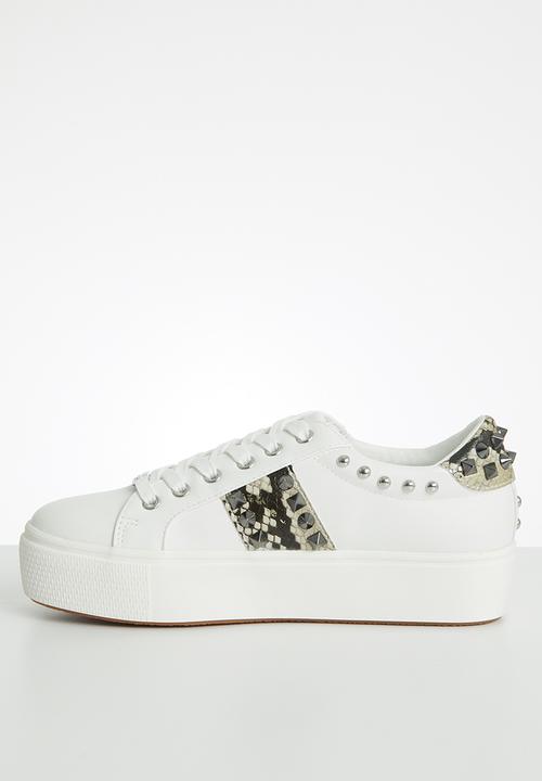 Steve Madden - Escala-s sneaker - white & grey 