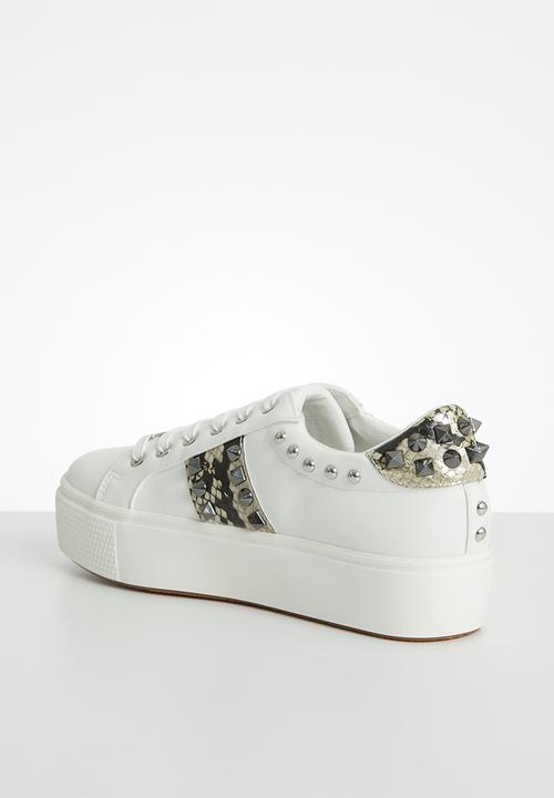 Steve Madden - Escala-s sneaker - white & grey 