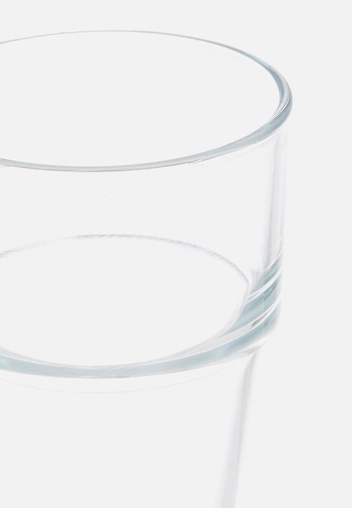 Excellent Houseware - Tapered drinking glass set of 6