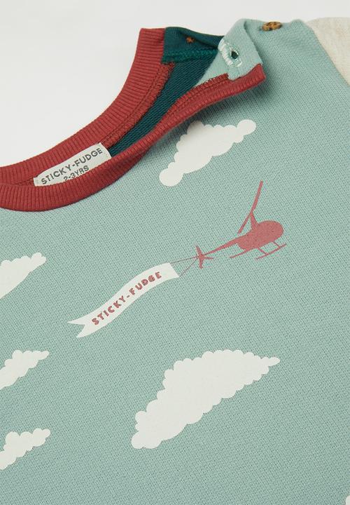 Sticky Fudge - Clouds crew neck - multi 