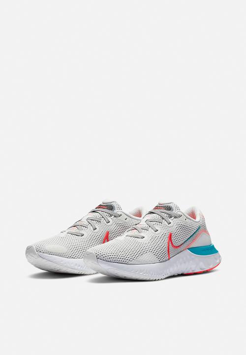 Nike - Wmns nike renew run - ck6360-101 - summit white/flash crimson-oracle aqua