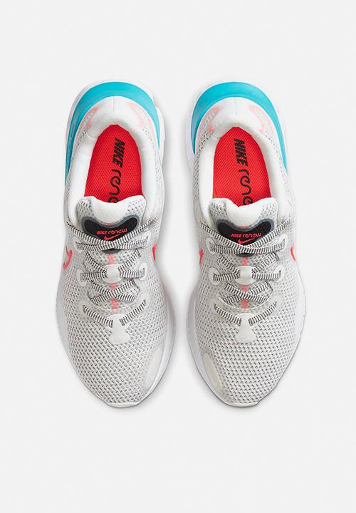 Nike - Wmns nike renew run - ck6360-101 - summit white/flash crimson-oracle aqua