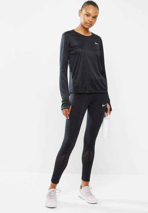 Nike - Nike Miler Top - black