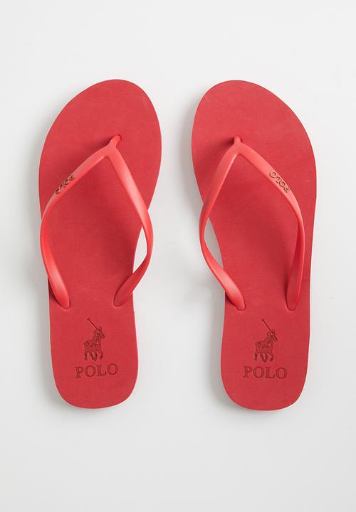 POLO - Olivia plain flip flop - red