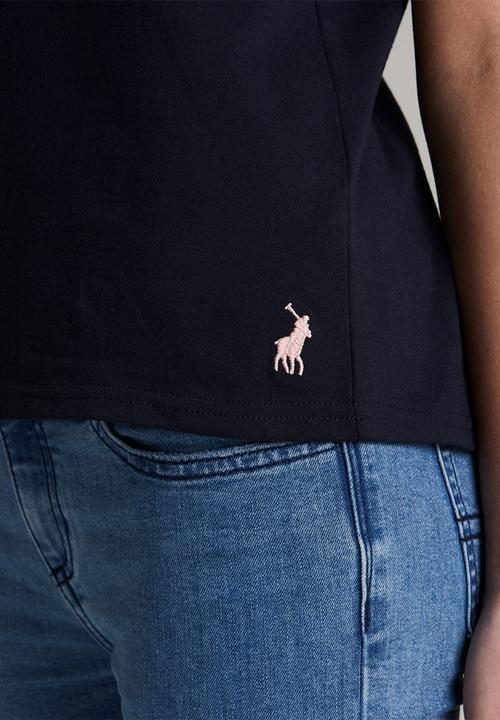POLO - Girls Roxanne printed short sleeve tee - navy