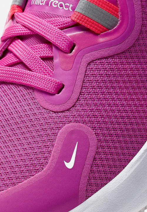 Nike - Wmns nike react miler - fire pink/team orange/vast grey/white