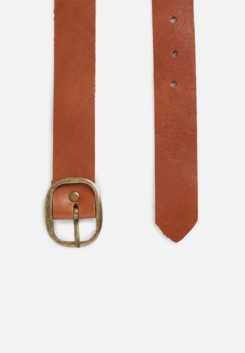 Superbalist - Nessie leather belt - brown