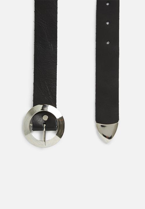 Superbalist - Annie leather belt - black