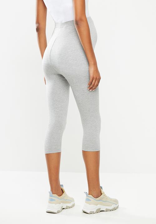 Missguided - Maternity 3/4 legging with waistband - grey