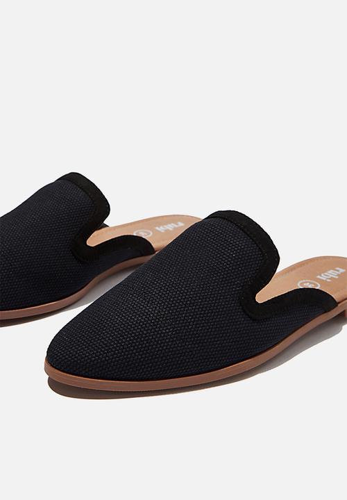 Cotton On - Shade raffia mule  - black texture