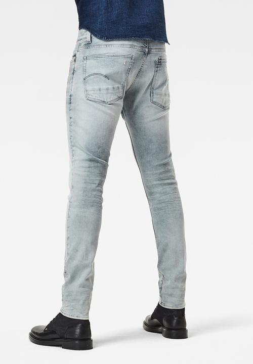 G-STAR - Lancet skinny-wess grey superstretch - blue