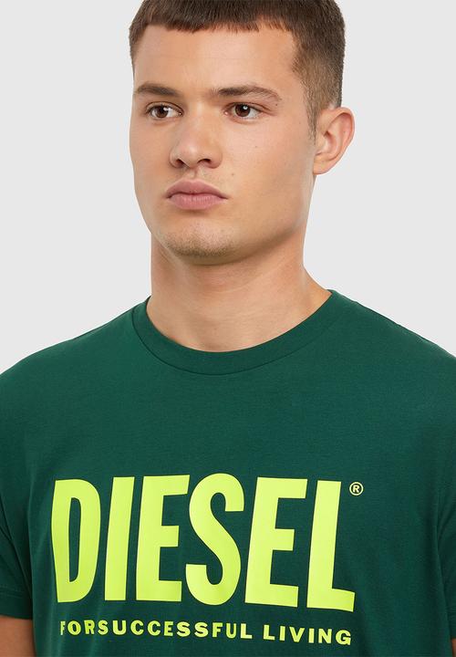Diesel  - T-diego-logo T-shirt - green