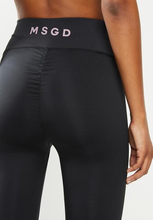 Missguided - Missguided gathered seam legging - black