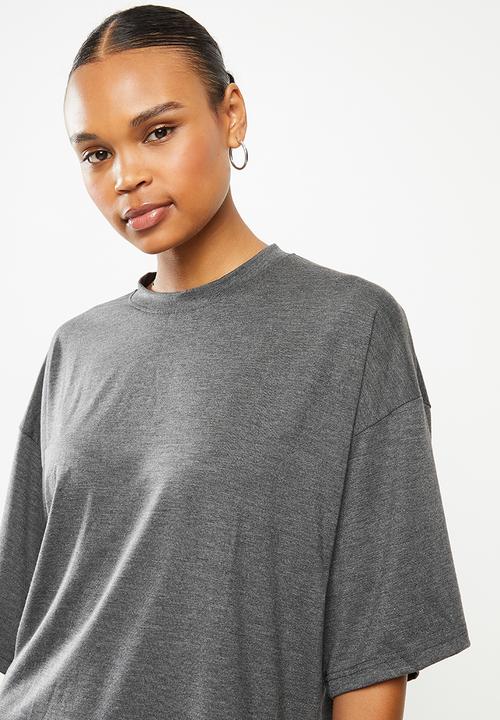Missguided - Full length legging and T-shirt set - grey