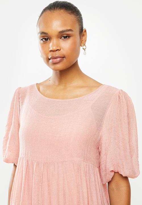 MILLA - Babydoll mini dress - pink