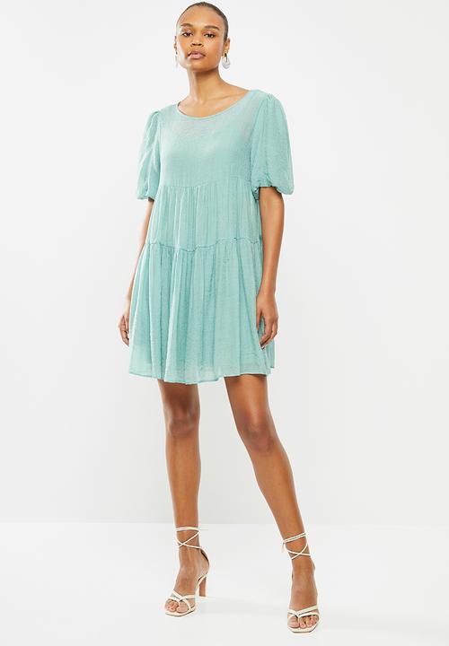 MILLA - Babydoll mini dress - blue