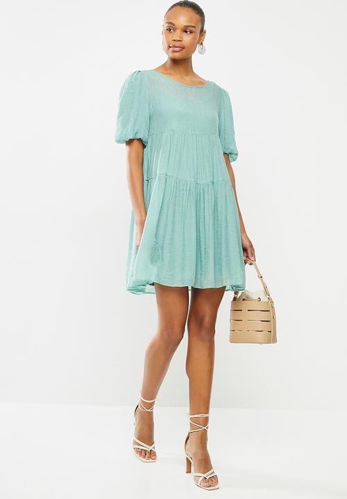 MILLA - Babydoll mini dress - blue